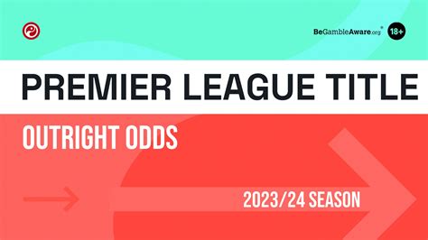 premier league title odds